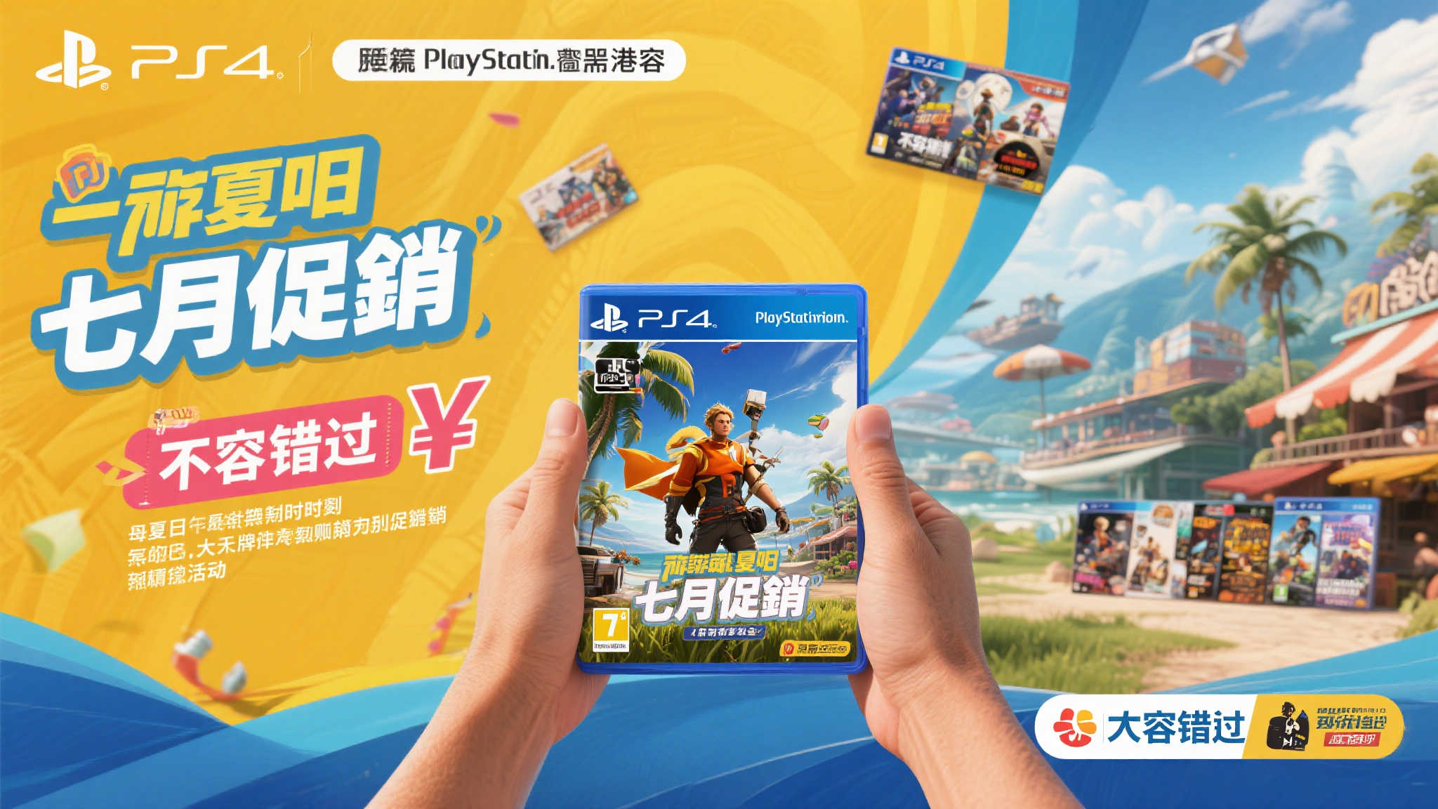 PlayStation港服夏季折扣狂欢！促销低至2.5折，限时至7月16日